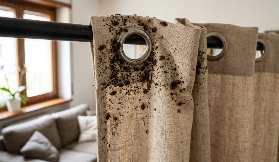 Come bonificare tende, quadri e prese di corrente infestate dalle cimici da letto