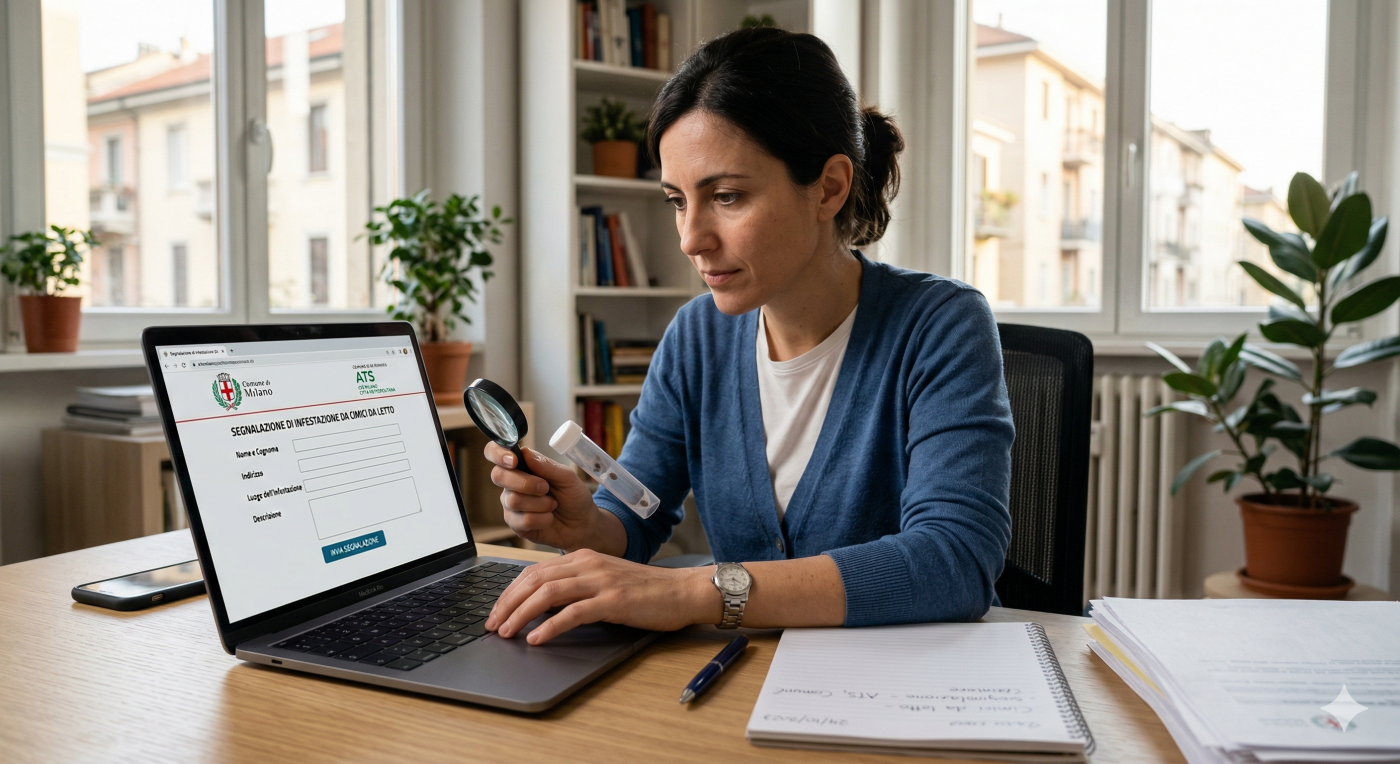Come segnalare la presenza delle cimici da letto alle autorità competenti